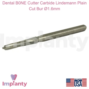 Cortador dental B0NE carburo Lindemann corte liso fresa Ø1,6 mm herramienta de odontología - Imagen 1 de 3