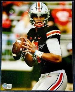 CJ Stroud Signed 8x10 Photo Houston Texans Ohio State Beckett Certified  - Picture 1 of 1