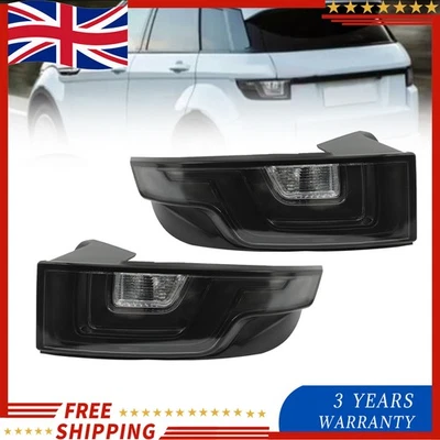 2X FOR LAND RANGE ROVER EVOQUE L538 2011-2020 LED SMOKED REAR TAIL LIGHT LAMPS - Image 1 of 4