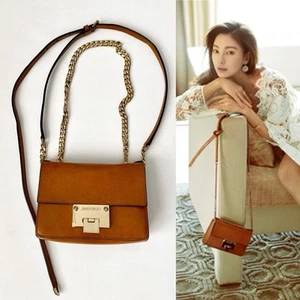 ✨Authentic JIMMY CHOO Mini Rebel Leather Crossbody Bag Canyon Tan - Picture 1 of 24