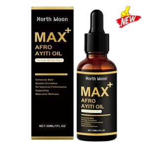 Max+ Afro Ayiti Oil Olio Erboristico per Uomo Migliora Maschile Aumenta la Circolazione CALDO - Foto 1 di 14