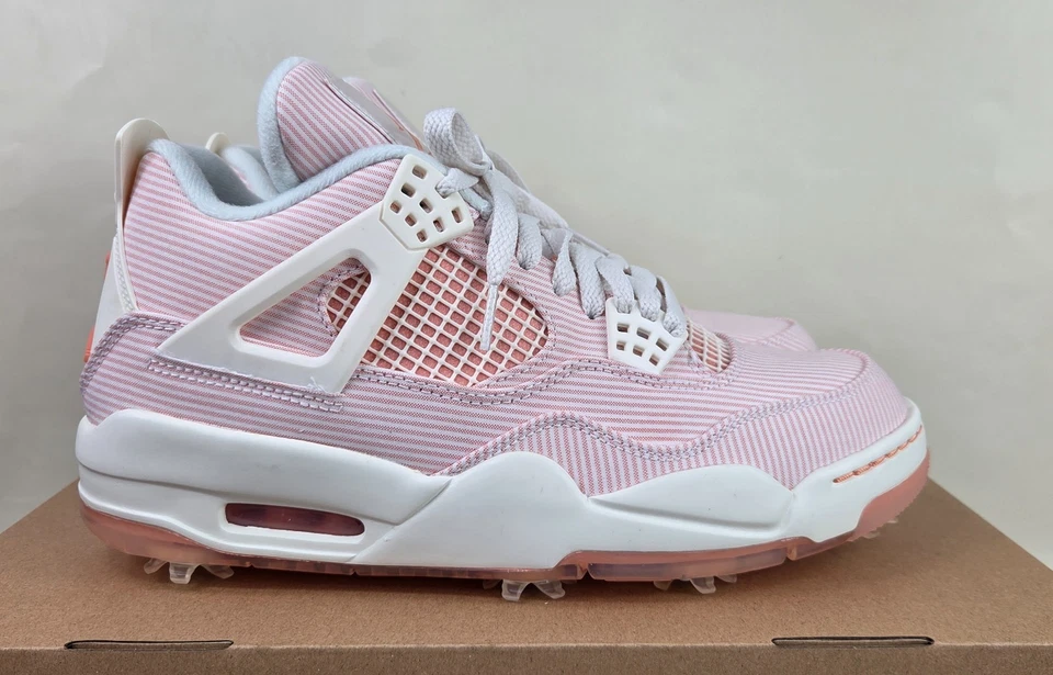 Air Jordan 4 Golf NRG Seersucker Masculino Tamanho 8 CZ2439-101 Novo Feminino 9.5 - Imagem 1 de 4