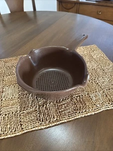 Vintage Retro 70s Rubbermaid Brown Kitchen Colander Pasta Strainer #2930 - Picture 1 of 8