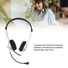 Wired Headset Noise Cancelling Binaural Business Headphone With Single Direc FBM