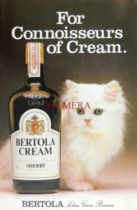 'BERTOLA CREAM' Sherry Advert #2 : Original 1980 PRINT AD - Picture 1 of 1