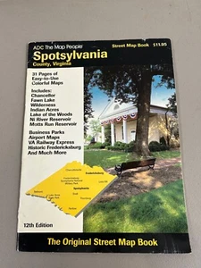 Spotsylvania County Fredericksburg Virginia ADC Street Road Map Book 2004 - Picture 1 of 11