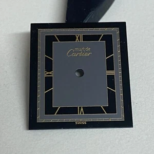 Authentic must de Cartier Genuine 20.7x18mm Rectangular Dial - Picture 1 of 7