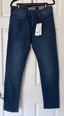Pantalones de mezclilla oscuros ajustados French Connection para hombre W32 L32 nuevos con etiquetas Foto 1 de 4