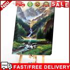 Painting By Numbers Kit DIY Snow Mountains Hand Painted Canvas Oil Art Picture