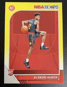 DE'ANDRE HUNTER Hoops YELLOW Parallel SP ROOKIE RC - Picture 1 of 2