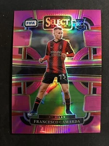 2023-24 Panini Select FIFA #35 Francesco Camarda Rookie Purple Prizm /75 Milan - Bild 1 von 2