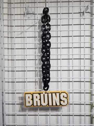Boston Bruins Team Name New NHL Fan Chain Necklace Foam 2 Colors! Cover