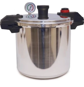 T-fal Pressure Cooker Aluminum Pressure Canner, 22 Quart, 3 PSI Settings, Cookwa - Picture 1 of 1