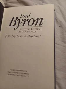 Selected Letters and Journals of Lord Byron by Leslie Marchand - Picture 1 of 23