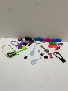 Vintage 1990s Mattel Barbie Accessories Lot Electronics Record Player Boombox GC - Picture 1 of 9
