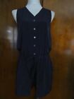 A|X Armani Exchange Women’s Navy Tie Romper Jumpsuit Size 6,10,14