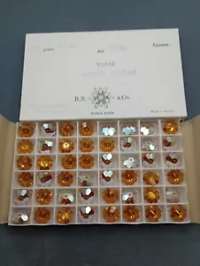Package of 48 Topaz 12 mm Aurore Boreale Beads 4/12 Gross Art. 3700 Corona - Picture 1 of 3