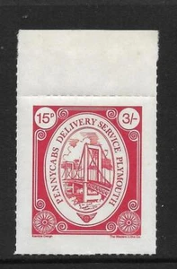 GB, 1971 ETIQUETAS DE HUELGA POSTAL, PENNYCABS PLYMOUTH, SELLO ÚNICO - Imagen 1 de 1