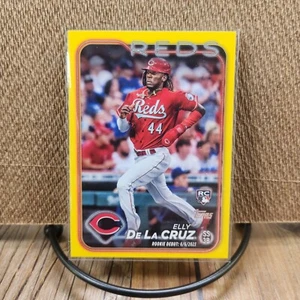 2024 Topps Update #US350 Elly De La Cruz Rookie Debut Yellow RC Cincinnati Reds - Picture 1 of 2