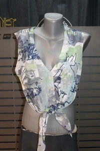 Windsurfing CHIEMSEE Women's Top SUN Multicolored Vintage 90s New - Picture 1 of 9