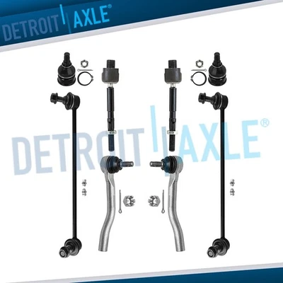 Front Ball Joints Sway Bars Tie Rods for 2013 - 2017 Honda Accord Acura TLX 2.4L - Image 1 of 4
