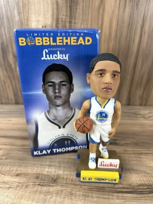 Golden State Warriors 2013 Klay Thompson SGA Bobblehead Bobble 02/20 Nuevo en caja "Lucky" Foto 1 de 4