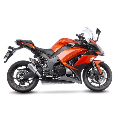 2 Terminali Di Scarico Leovince Lv-10 Acciaio Kawasaki Z 1000 Sx 2010 > 2016 - Immagine 1 di 4