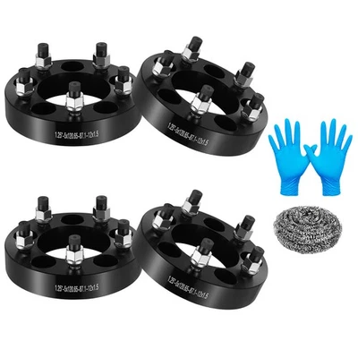 4PCS 1.25" 5x4.75 Wheel Spacers M12x1.5 For 1993 Excalibur Limited - Image 1 of 4