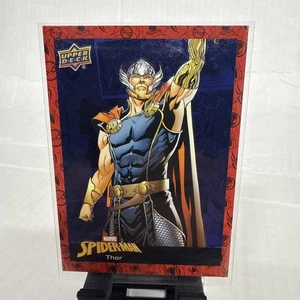 2024 Upper Deck Marvel Spider-Man Retail Blue Foil Thor Odinson Avengers #44 - Picture 1 of 2