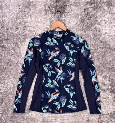 Patagonia Swimwear Top Small Womens Microswell Rash Gaurd UPF 50+ - Image 1 of 4