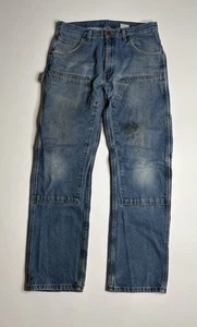 KEY Jeans Doppio Ginocchio Relaxed Fit Pantalone da Lavoro Carpentiere Uomo 32x31 - Foto 1 di 13