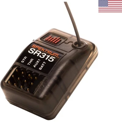 Receptor DSMR ligero SR315 de 3 canales - conveniencia push-to-bind Foto 1 de 3