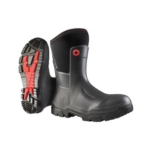 Dunlop Men's 13" Snugboot Craftsman Full Safety Workboots in Black - Picture 1 of 4