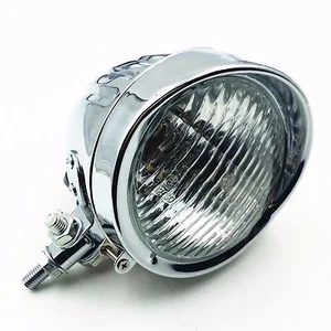 60W Motorcycle Headlight Rat Cruiser For Cafe Racer Bobber Old School Custom - Foto 1 di 10