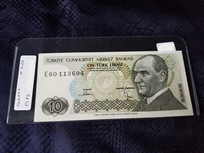 Turkey 10 Lira 1982 Uncirculated - Serial #E60 113694 - Image 1 of 2