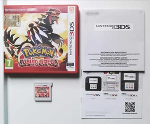 NINTENDO 3DS : POKEMON RUBINO OMEGA - Completo, ITALIANO ! 2DS e New 3DS XL - Imagen 1 de 2