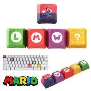 Super Mario Keycap Gaming 5 Stck. Luigi Wario Ersatzschlüssel Tastatur - Bild 1 von 5