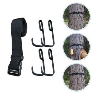 5 Pcs Tree Hook Stand with Multiple Hooks Treestand Strap Gear Hangers - Picture 1 of 12