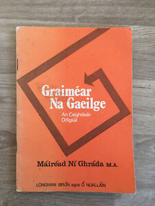 Vintage Irish language school book as Gaeilge Mairead Ni Ghrada