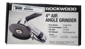 Rockwood Air Angle Grinder Ball Bearing Cut Off Motor 10000 RPM Free Speed 4 in - Picture 1 of 5