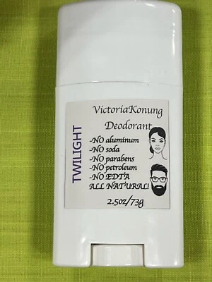 VK Handmade Full Size ALL NATURAL DEODORANT Different Scents NO Soda NO Aluminum - Image 1 of 4