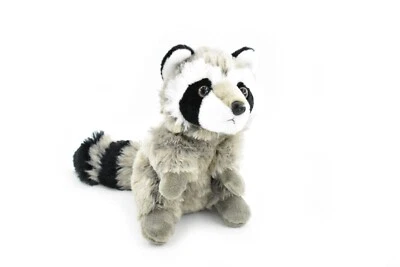 Mapache, Lindo Peluche Suave Realista, Regalo, Juguete Educativo 8" Foto 1 de 4
