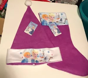 Disney Frozen Weihnachten Nikolausmütze und Strumpf - Bild 1 von 3