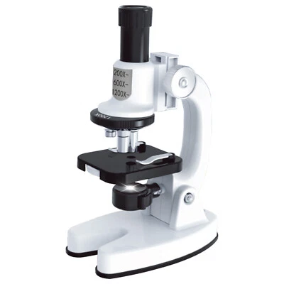 Biological Microscope for Kids Students Laboratory 200x 600x 1200x Magnification