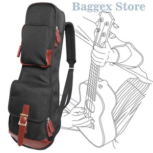 21" Soprano Ukulele Sling Gig Bag Custom Fit 900D Polyester Instrument Case - Picture 1 of 34