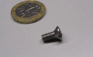 Oval Head Slotted Machine Screw 18-8 Stainless, 8-32 x 3/8" Length, 100 pcs - Picture 1 of 11