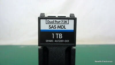 HP 461289-001 1TB 7,200 RPM 3 Gbps 3.5 in. SAS HDD 461134-002 DB1000BABFF - Image 1 of 4