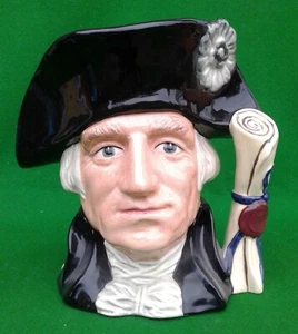 ROYAL DOULTON “GEORGE WASHINGTON” LARGE CHARACTER JUG - D6669. - Picture 1 of 13