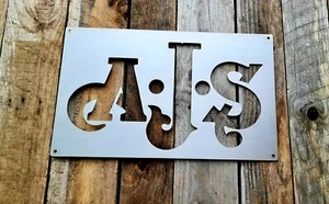 AJS Motorcycle Metal Sign - Steel - UK Made - Garage Sign - Dad Gift 40CM - Picture 1 of 4