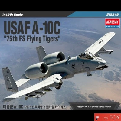 Academy 1/48 USAF A-10C "75th FS Flying Tiger" Thunderbolt II model kit #12348 - Image 1 of 4